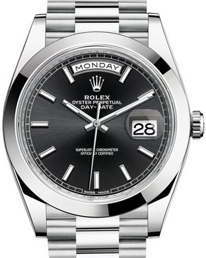 228206 Black Rolex Day-Date 40