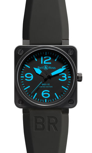 BR 01-92 blue markers Bell & Ross BR 01-92