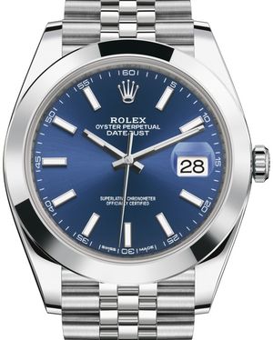 126300 Blue Rolex Datejust 41