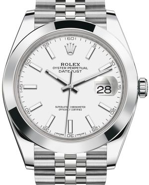 126300 White Rolex Datejust 41