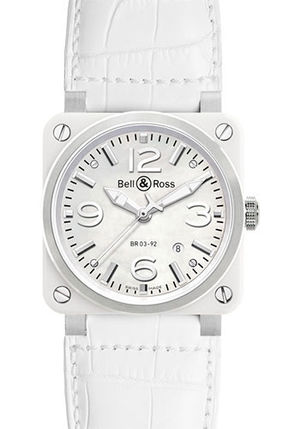 BR0392-WH-C/SCA Bell & Ross BR-03