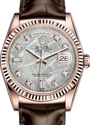 118135 Meteorite set with diamonds Rolex Day-Date 36