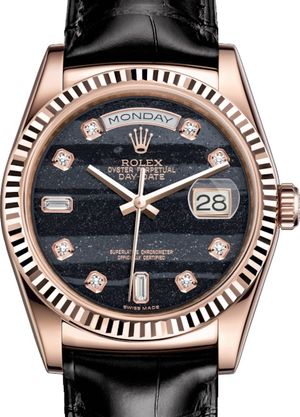 118135 Ferrite set with diamonds Rolex Day-Date 36