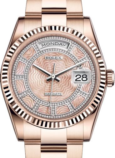 118235 Carousel of pink mother-of-pearl Rolex Day-Date 36