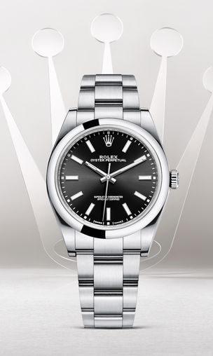 114300 Black Rolex Oyster Perpetual