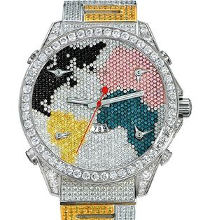 JC-47DC Jacob & Co Five Time Zone World Is Yours