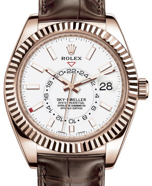 326135 White Rolex Sky-Dweller