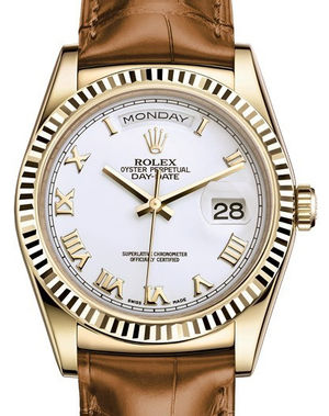 118138 White Roman Rolex Day-Date 36