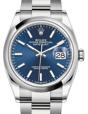 126200 Blue Rolex Datejust 36
