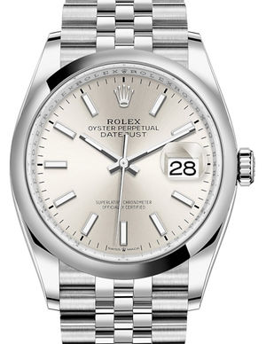 126200 Silver Rolex Datejust 36