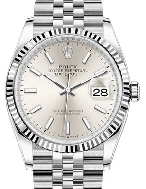 126234 Silver Rolex Datejust 36