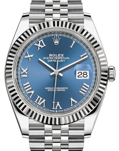 126334 Blue Roman Rolex Datejust 41