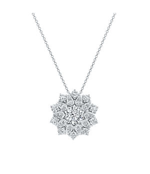 PEDPDE010LTC Harry Winston Lotus Cluster