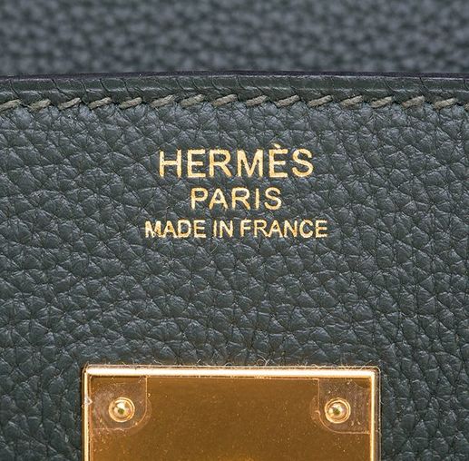 Birkin 30 Vert Fonce Hermès Bag