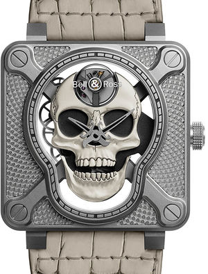 BR01-SKULL-0-SK-ST Bell & Ross BR 01 Skull