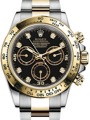 116503 Black set with diamonds Rolex Cosmograph Daytona
