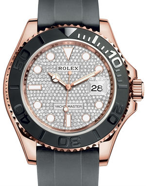 126655 Diamond-paved Rolex Yacht-Master
