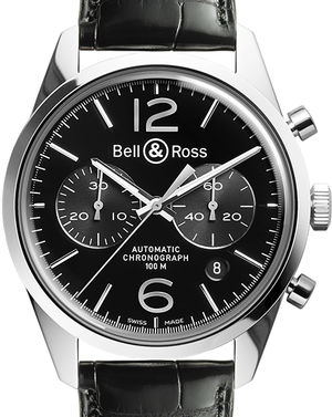 BRG126-BL-ST/SCR/2 Bell & Ross Vintage BR
