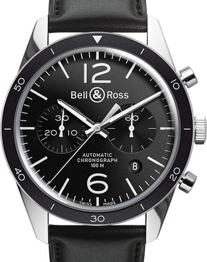 BRV126-BL-BE/SCA Bell & Ross Vintage BR