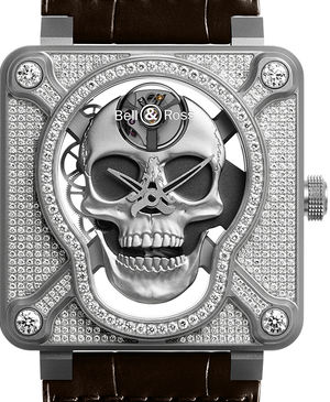 BR01-SKULL-SK-FLD Bell &amp; Ross BR 01 Skull