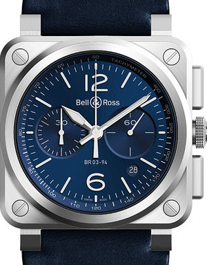 BR0394-BLU-ST/SCA Bell & Ross BR 03-94 Chronograph