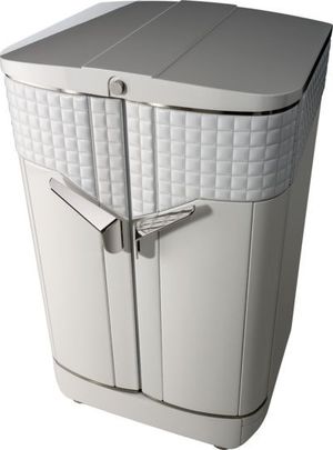 PEARL WHITE / HIGH-GLOSS NAPPA Buben & Zorweg Safes