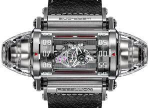 Weap-One Titanium Rebellion Asymmetrical Flying Tourbillon