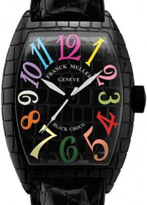 8880 SC COL DR BLK CRO AC Franck Muller Croco Collection