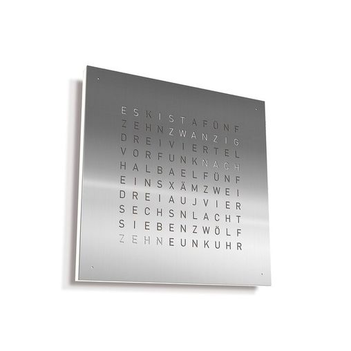 silver QLOCKTWO Classic