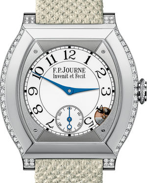 40 mm platinum 2 rows diamonds FPJourne Elegante