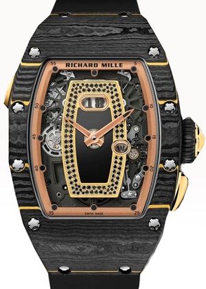 RM 037 Gold Carbon TPT Richard Mille Womens