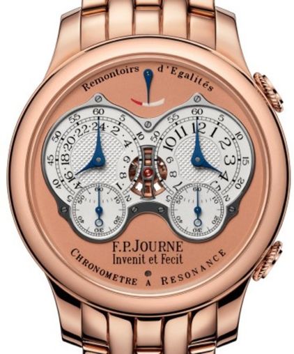 Chronometre Resonance  18K 6N Gold bracelet FPJourne Classique