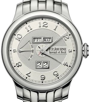 Quantieme Perpetuel Platinum case guilloche and br FPJourne Classique