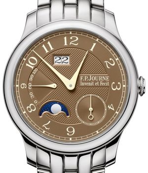 Automatique Lune Havana 40 mm Platinum case and br FPJourne Classique Moon