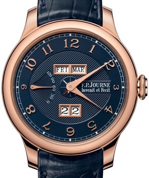 Quantieme perpetuel 42 mm 18K 6N Gold case blue FPJourne Boutique