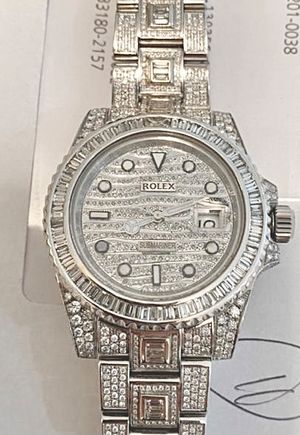 116610LN pave diamonds fixing USED Rolex Submariner