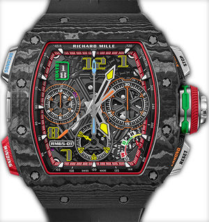 RM 65-01 Carbon TPT Richard Mille Mens collectoin RM 050-068