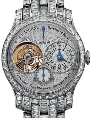 Tourbillon Souverain Set with Diamonds FPJourne Jewellery