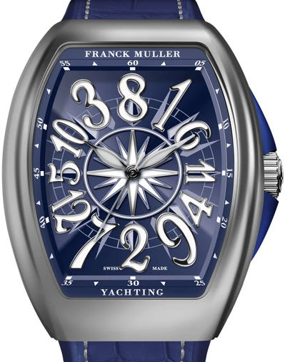V 32 CH YACHT (BL) Blue Dial Franck Muller Crazy Hours