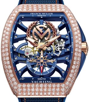 V 45 S6 SQT ANCRE FM YACHT D (BL) Franck Muller Vanguard Yachting