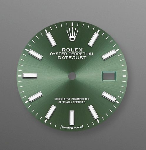 126334-0027 mint green Rolex Datejust 41