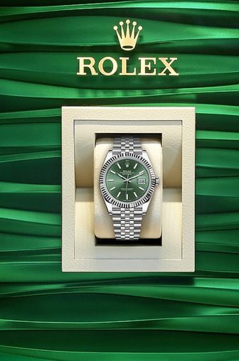 126334-0028 mint green Rolex Datejust 41