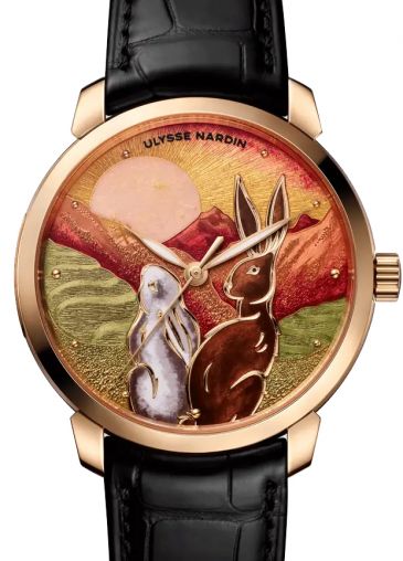 8152-111LE-9E-RABBIT/1A Ulysse Nardin Classico Enamel