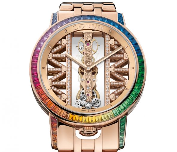 B113/04454 - 113.991.85/V790 GG85R Corum Golden Bridge