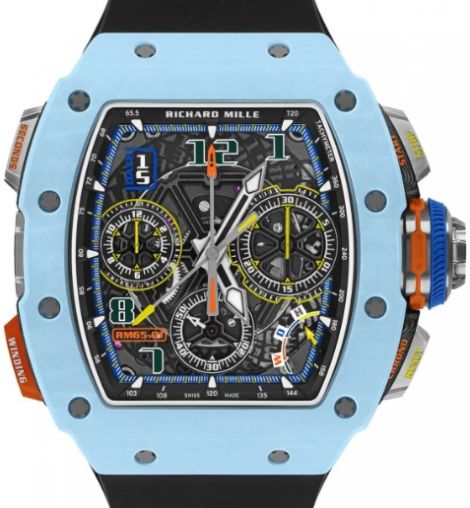 RM 65-01 blue Richard Mille Mens collectoin RM 050-068
