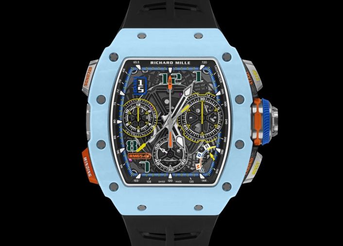 RM 65-01 blue Richard Mille Mens collectoin RM 050-068