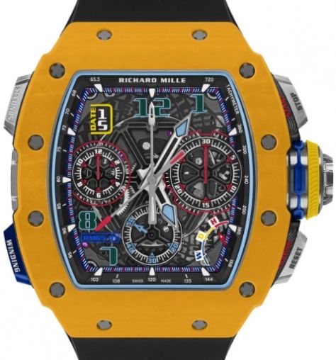 RM 65-01 yellow Richard Mille Mens collectoin RM 050-068