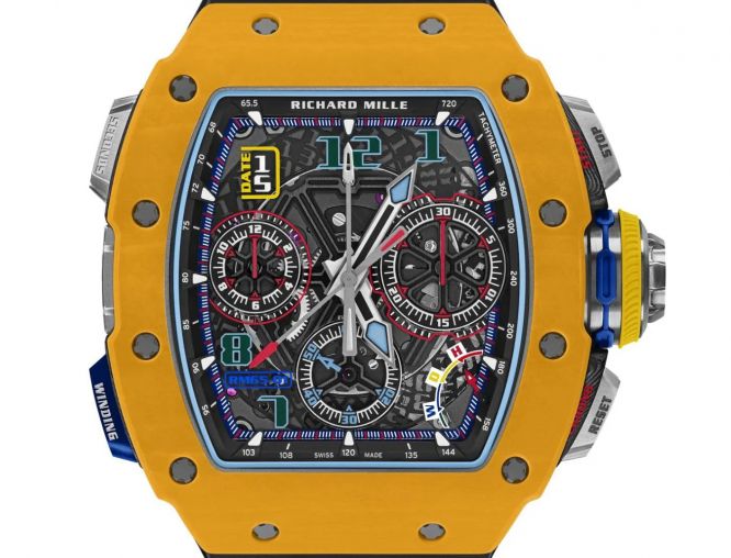 RM 65-01 yellow Richard Mille Mens collectoin RM 050-068
