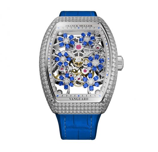 V 32 S6 SQT CURVEX CUT FLOWER SA D Franck Muller Vanguard Lady Automatic