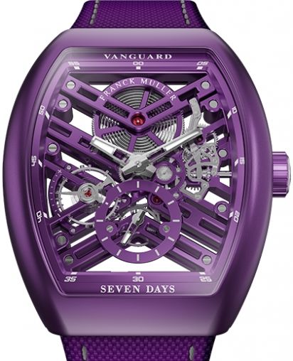 V 41 S6 SQT BXT (ACBR) Violet Franck Muller Vanguard Skeleton